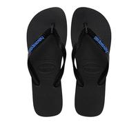 Havaianas Logo Filete FlipFlop Hombre Black/Black/Blue 37 EU