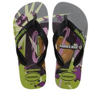 Havaianas Minecraft, Chanclas, para Unisex bebé, Aceituna, 27/28 EU