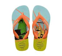 Havaianas Minecraft, Chanclas, para Unisex bebé, Blanco / Coral, 25/26 EU