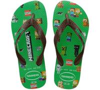 Havaianas Minecraft, Chanclas, para Unisex bebé, Hoja Verde, 29/30 EU