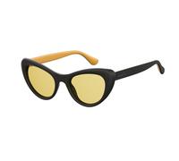Havaianas Mujer CONCHAS 807/HO Gafas de sol Plástico Negro Amarillo Cat Eye Normal