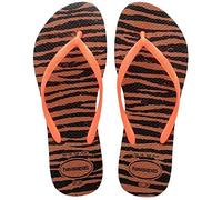 Havaianas Slim Animals, Chanclas Mujer, Rust Orange, 35/36 EU
