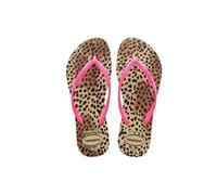 Havaianas Slim Animals, Chanclas Mujer, Sand Grey Pink, 37/38 EU