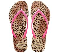 Havaianas Slim Animals, Chanclas, para Niñas, Arena Gris / Rosa, 25/26 EU