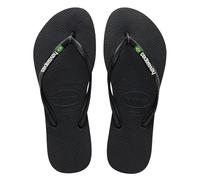 Havaianas - Slim Brasil Logo, Chanclas Cómodas, Duraderas y Ligeras, Homenaje a Brasil, Bandera en Tiras y Suela, Mujer