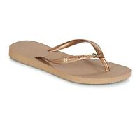 Havaianas Slim Crystal Glamour Swarovski, Chanclas Mujer, Rose Gold/Metallic Rose Gold, 33/34 EU