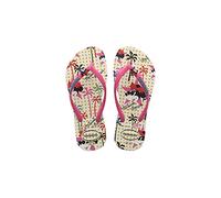 Havaianas Slim Disney Cool, Chanclas, para Niñas, Flujo Blanco/Rosa, 29/30 EU