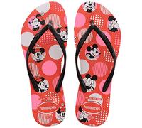 Havaianas Slim Disney, Chanclas Mujer, Red Crush/Black, 41/42 EU