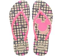 Havaianas - Slim Disney Stylish, Chanclas Cómodas, Ligeras y Estilosas, Diseños de Disney, Tiras Finas y Suela Antideslizante, Mujer