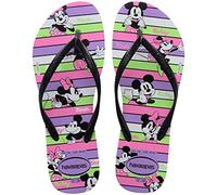 Havaianas - Slim Disney Stylish, Chanclas Cómodas, Ligeras y Estilosas, Diseños de Disney, Tiras Finas y Suela Antideslizante, Mujer