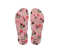 Havaianas - Slim Disney Stylish, Chanclas Cómodas, Ligeras y Estilosas, Diseños de Disney, Tiras Finas y Suela Antideslizante, Mujer