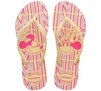 Havaianas - Slim Disney Stylish, Chanclas Cómodas, Ligeras y Estilosas, Diseños de Disney, Tiras Finas y Suela Antideslizante, Mujer
