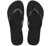 HAVAIANAS Chanclas de cuña Slim Flatform. Color Negro