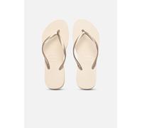 HAVAIANAS Chanclas de cuña Slim Flatform. Color beige