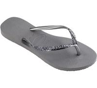 Havaianas Slim Glitter Flourish, Chanclas Mujer, Gris (Steel Grey), 36/37 EU