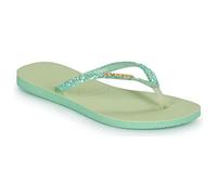 Havaianas Slim Glitter Flourish, Sandalias Mujer, Green Garden, 41/42