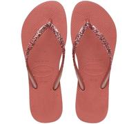 HAVAIANAS Chanclas Slim Glitter II. Color Terracota