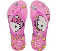 Havaianas - Slim Hello Kitty, Chanclas Cómodas, Duraderas y Ligeras, Estampado de Hello Kitty, Suela Antideslizante, Niña