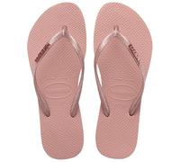 Havaianas Slim Logo Metallic FlipFlop Mujer Crocus Rose/Apricot Red 41 EU
