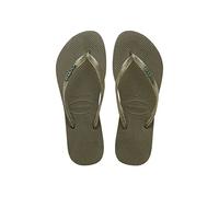 Havaianas Slim Logo Metallic FlipFlop Mujer Green 35 EU