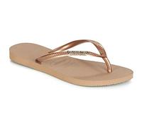 Havaianas Slim Logo Metallic FlipFlop Mujer Rose Gold/Rose Gold 33 EU