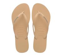 Havaianas - Slim Logo Pop Up, Chanclas con Logo en Contraste de Color, Silueta Estilizada y Cómoda, Suela Antideslizante, Mujer