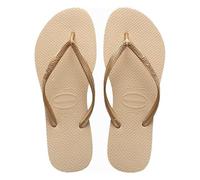 Havaianas Slim (Mini Me), Sandalias Niñas, Sand Grey/Light Golden, 27/28