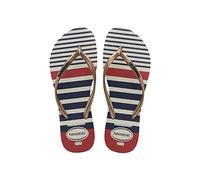 Havaianas Slim Nautical, Chanclas, para Mujer, Oro (Oro), 33/34 EU