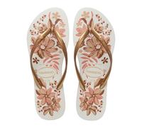 Havaianas Slim Organic FlipFlop Mujer White/Golden 33 EU