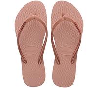 Havaianas Slim Velvet, Chanclas Mujer, Pink/Pink, 33/34 EU