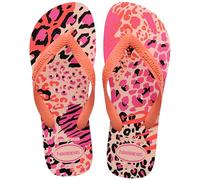Havaianas - Top Animals, Chanclas, Cómodas, Ligeras y Duraderas, Suela con Estampado de Animal Print, Tiras Anchas y Suela Flexible, Mujer
