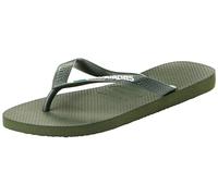 Havaianas Top Brasil Logo, Chanclas Unisex Adulto, Verde Oliva, 40 EU