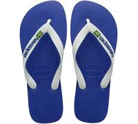 Havaianas - Top Brasil Logo, Chanclas Cómodas, Duraderas y Ligeras, Tiras Bicolores con Bandera de Brasil, con Suela Antideslizante, Adultos Unisex