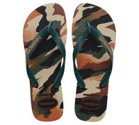 Havaianas Top Camu, Sandalias Hombre, Negro Pantanal Green, 37/38 EU