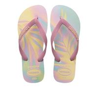 Havaianas - Top Fashion, Chanclas con Estampado Degradado, Cómodas y Flexibles, con Logo en Relieve y Suela Antideslizante, Niñas