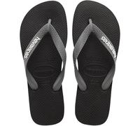 Havaianas Top Logo Pop Up Unisex Adulto Chanclas Negro/Gris Acero 43/44 EU