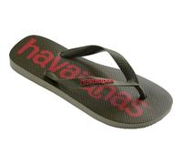 Havaianas Top Logomania 2, Chanclas, para Unisex adulto, Yuca Verde, 33/34 EU