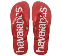 Havaianas - Top Logomanía, Chanclas Cómodas, Duraderas y Ligeras, Suela con Logo en Grande, Adultos Unisex