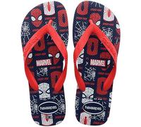 Havaianas - Top Marvel Logomanía, Chanclas Cómodas, Ligeras y Duraderas, Estampado de Superhéroes Icónicos de Marvel, Hombre