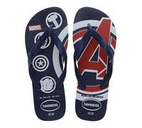 Havaianas - Top Marvel Logomanía, Chanclas Cómodas, Ligeras y Duraderas, Estampado de Superhéroes Icónicos de Marvel, Adultos, Unisex