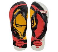 Havaianas Top Marvel Logomania (Mini Me), Chanclas Niño, White, 25/26