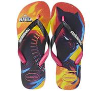 Havaianas Top Marvel (Mini Me), Sandalias Unisex Niños, Black / Pink Electric, 31/32