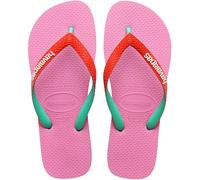 Havaianas - Top Mix, Chanclas Cómodas, Duraderas y Ligeras, Tiras Bicolor con la Bandera de Brasil, Suela Antideslizante, Adultos Unisex