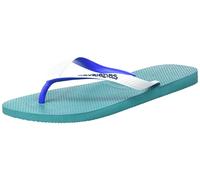 Havaianas - Top Mix, Chanclas Cómodas, Duraderas y Ligeras, Tiras Bicolor con la Bandera de Brasil, Suela Antideslizante, Adultos Unisex