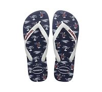 Havaianas - Top Nautical, Chanclas Cómodas, Ligeras y Versátiles, Diseños Estilo Marinero, Tiras Anchas, Hombre