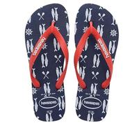 Havaianas - Top Nautical, Chanclas Cómodas, Ligeras y Versátiles, Diseños Estilo Marinero, Tiras Anchas, Hombre