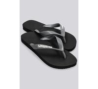 Havaianas Top Logo Pop Up Unisex Adulto Chanclas Negro/Gris Acero 45/46 EU