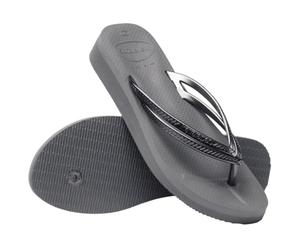 Havaianas Wedges Tongues Mujer Gris En Acier En Acier Gris 33 EU