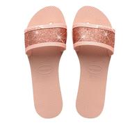 Havaianas - You Angra Glitter, Sandalias Tipo Pala, Cómodas, Estilosas y Duraderas, Tiras Anchas con Brillo, Mujer