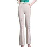 Havalix AiryGrace, Women's Ultra Soft Active Stretch Drape Casual Pants, Breathable Women's Modern Stretch Pants (Beige,M)
